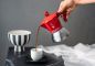 Preview: Bialetti Exclusive Moka Induktion rot, Espressokocher - 4 Tassen 2. Wahl (defekte Verpackung)