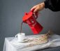 Preview: Bialetti Exclusive Moka Express rot, Espressokocher 6 Tassen 2. Wahl (defekte Verpackung)