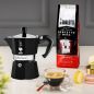 Preview: Bialetti Moka Express Schwarz, Espressokocher 6 Tassen 2. Wahl (Lackfehler)