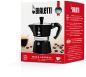 Preview: Bialetti Moka Express Schwarz, Espressokocher 6 Tassen 2. Wahl (Lackfehler)