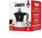 Preview: Bialetti Moka Induktion, Schwarz, Espressokocher mit Bi-Layer-Kessel 4 Tassen 2. Wahl (defekte Verpackung)