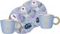 Preview: Bridgerton Set 2 Espressotassen mit Untertasse, Porzellan (90 ml)