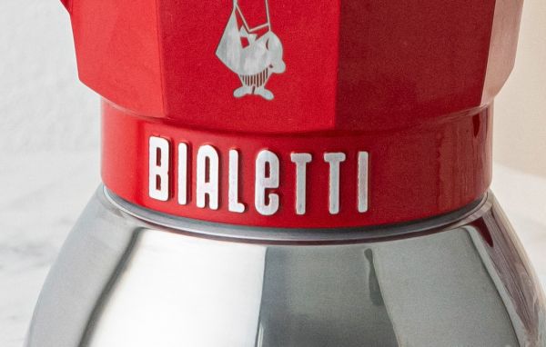 Preview: Bialetti Exclusive Moka Induktion rot, Espressokocher - 4 Tassen 2. Wahl (defekte Verpackung)