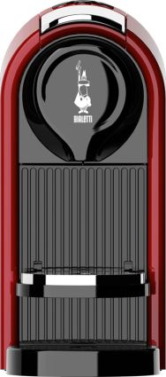 Preview: Frontansicht Bialetti Gioia Plus Kapselmaschine rot