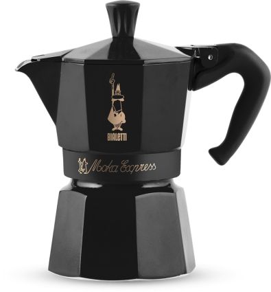Bialetti Moka Express Monogramm Schwarz matt