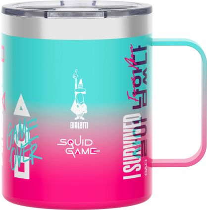 Squid Game Camp Mug Isolierbecher 420 ml, Edelstahl