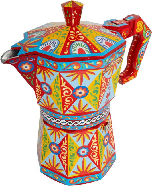 Übergroße Moka Express Bialetti Dolce&Gabbana, 50 Tassen