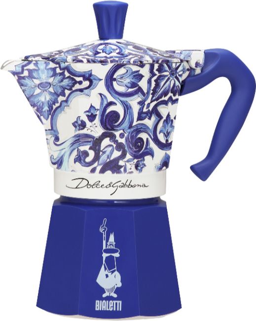 Moka Express Bialetti Dolce&Gabbana Blu Mediterraneo, 6 Tassen