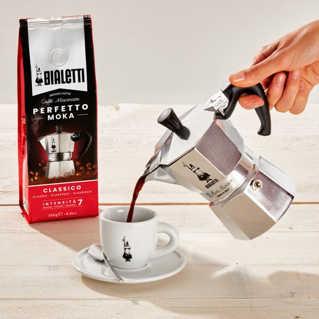 Bialetti Moka Express, Espressokocher 3 Tassen 2. Wahl (Verpackung defekt)