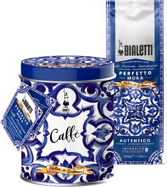 Dolce&Gabbana Blu Mediterraneo Kaffeedose inkl. Perfetto Moka Autentico