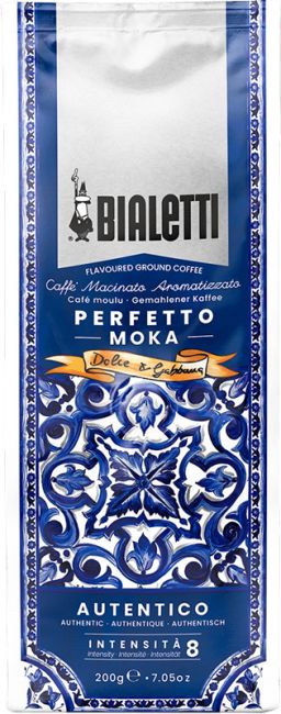 Dolce&Gabbana Blu Mediterraneo Kaffeedose inkl. Perfetto Moka Autentico, Kaffee gemahlen 200g