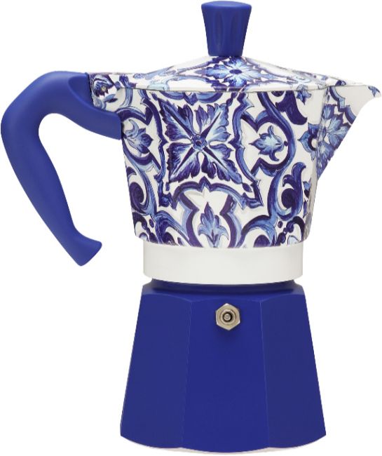 Moka Express Bialetti Dolce&Gabbana Blu Mediterraneo, 6 Tassen