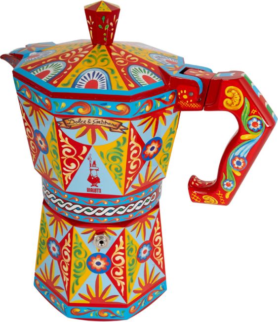 Übergroße Moka Express Bialetti Dolce&Gabbana, 50 Tassen