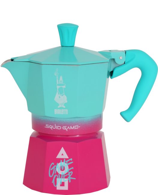 Squid Game Espressokocher Moka Express 3 Tassen