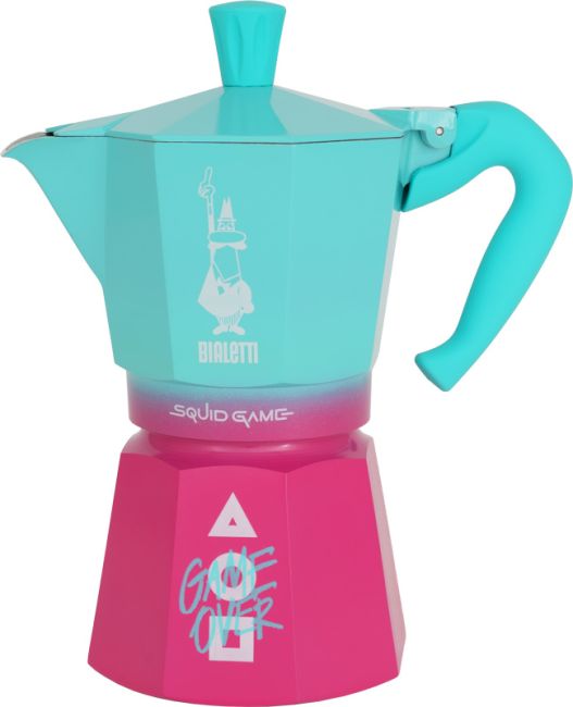 Squid Game Espressokocher Moka Express 6 Tassen