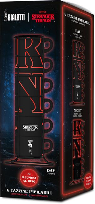 Stranger Things 6er Set Espressotassen Verpackung