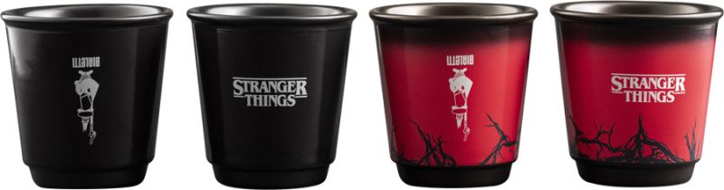 Stranger Things Set 4 Espressobecher, Keramik je 90 ml