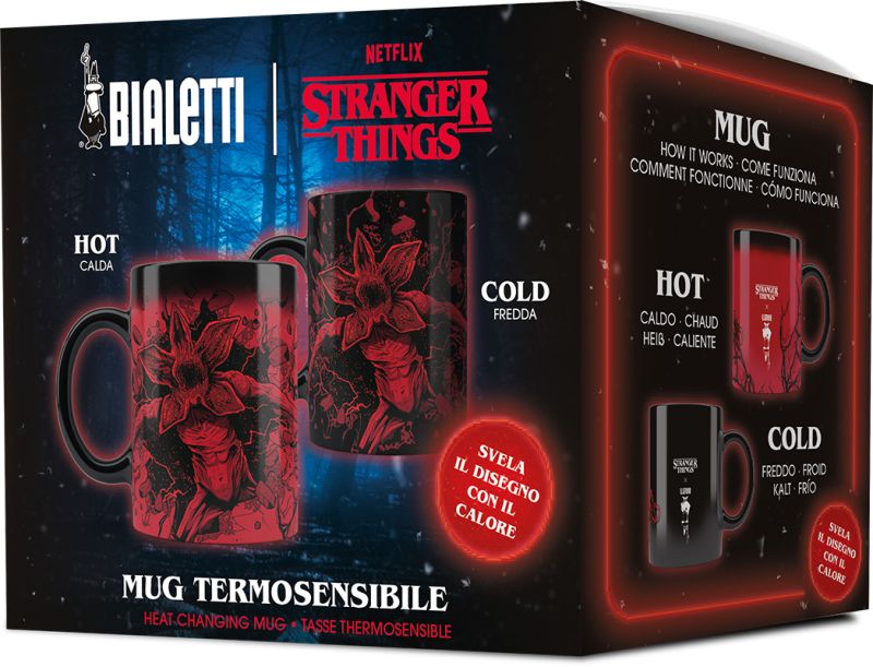 Stranger Things Kaffeebecher Verpackung