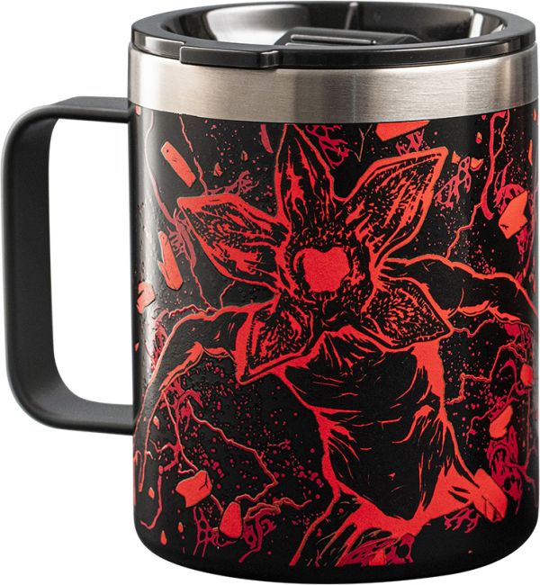 Stranger Things Isolierbecher mit Griff, Edelstahl 420 ml
